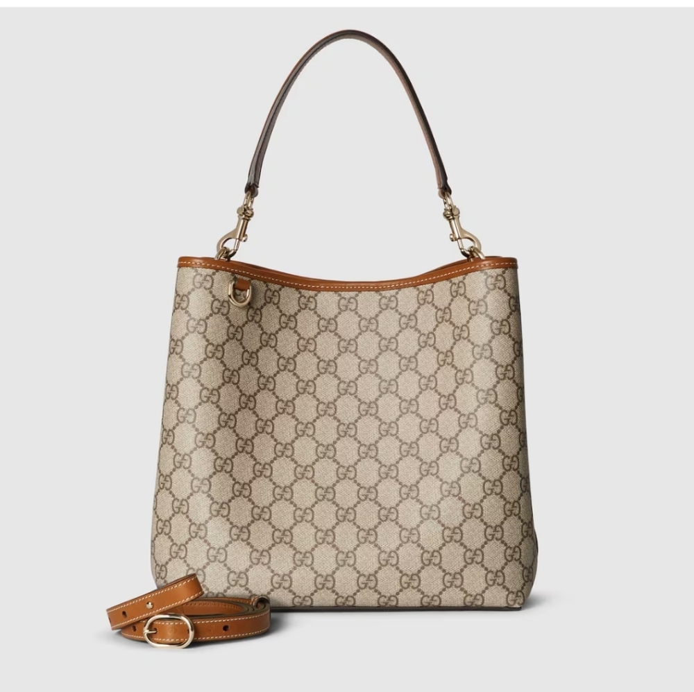 Gucci GG Emblem Medium Bucket Bag